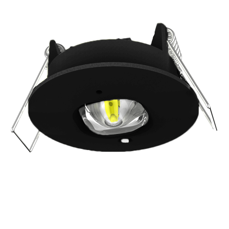 Noodverlichting led spots | Noodverlichting Spots Inbouw | Adrastia | Zwart - Outledtl.nl